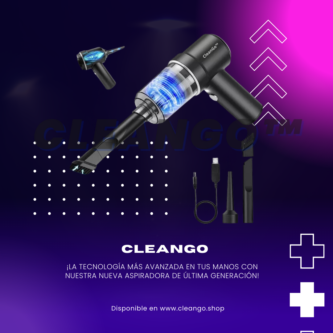 CleanGo™ - La Aspiradora Portatil Que Soluciona Tu Vida